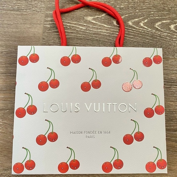 Louis Vuitton Accessories - Louis Vuitton Takashi Murakami Cherry Paper Bag